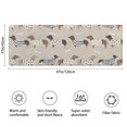 thumbnail image 3 of Cute Cartoon Dachshund Bathroom Rugs Mat,Non Slip Microfiber Bathroom Rug,Rubber Backing,Soft Bathroom Mats for Bathroom Floor,Tub and Shower,47x17in(120x43cm), 3 of 5