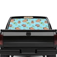 thumbnail image 2 of POLERO Cartoon Capybara & Lemon Pattern Pickup Car Window Stickers for Most Pickup Trucks, UV Blocking Full Windows Coverage Vinyl Car Rear Windshield Sunshade, 2 of 8