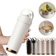 thumbnail image 7 of 25oz Ceramic Coated Stainless Steel Travel Coffee Mug,Portable Insulated Tumbler with Leakproof Lid Straw, Ceramic Lined Interior Coffee Cup Travel Mug 750ml, 7 of 7