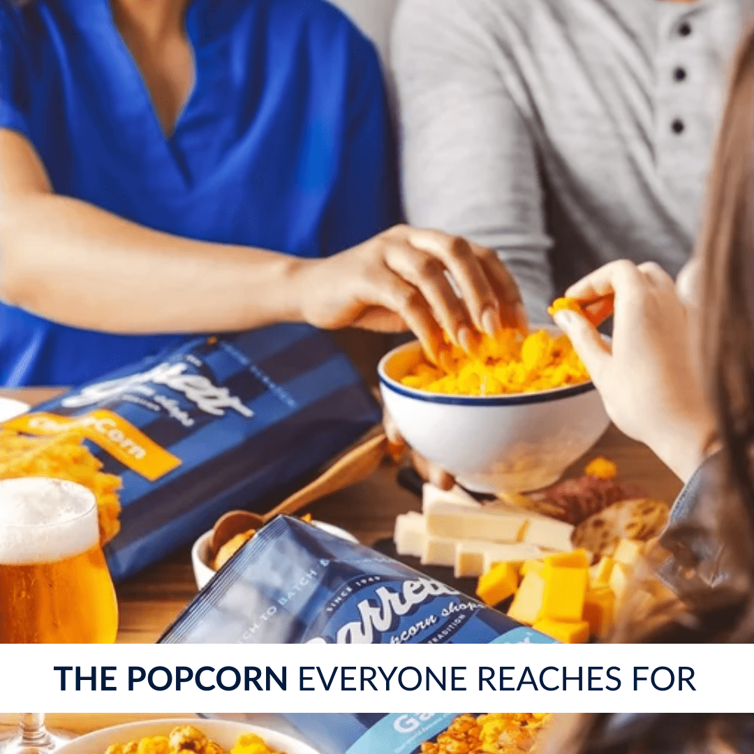 Snacks Caramel Corn and Cheese Popcorn GarretMix, 2 Pack (20 oz Bags) - A Gourmet Sweet and Salty Chicago Style Snack for Gifting & Parties