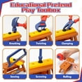 thumbnail image 5 of JoyStone Tool Set Toddler Beginner Tool Set with Tool Box & Toy Chainsaw & Drill,Pretend Play Toys, Gifts for 3-7 Kids, 5 of 8