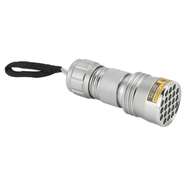 UV Flashlight, Multipurpose UV Blacklight Flashlight Battery Powered Shock Resistant For Fluorescent Agents For Cat Moss