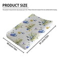 thumbnail image 2 of Colorful Undersea Animals Baby Changing Pad Covers Nautical Animals Life Diaper Change Table Sheets for Boy Girl Sea Fishes Jellyfish Sea Weeds Soft Breathable Stretch Changing Table Mats 32''x16'', 2 of 6