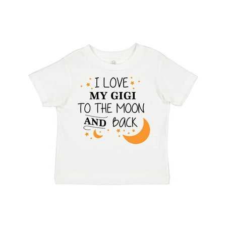 

Inktastic I Love My Gigi to the Moon and Back Gift Toddler Boy or Toddler Girl T-Shirt