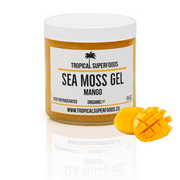 Organic Mango Sea Moss Gel 16oz - NO Sugar Added - Tropical Superfoods