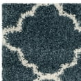 thumbnail image 5 of SAFAVIEH Hudson Jaye Geometric Shag Area Rug, Slate Blue/Ivory, 3' x 5', 5 of 11