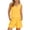 Yellow, variant on Womens 2 Piece Linen Outfits Sleeveless Crop Tank Tops and High Waist Shorts with Pockets Summer Casual Matching Sets