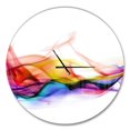 thumbnail image 1 of Designart Fumée abstraite horloge murale, 1 of 4