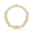 thumbnail image 2 of ANGARA Natural 0.3 Ct. Amethyst Stackable Wedding Ring in 14K Yellow Gold for Women (Ring Size: 9), 2 of 9