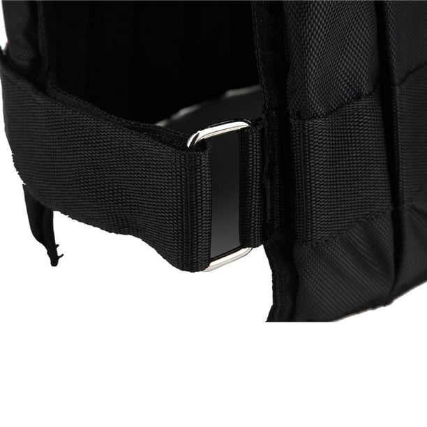 Carga máxima ajustable 20 kg Chaleco cargado 12 bolsas Gimnasio Funcionamiento físico Entrenamiento deportivo Chaquetas para perder peso Entrenamiento con ejercicio Chaleco para entrenamiento Entrenam EOTVIA NO