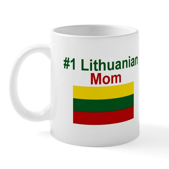 CafePress - #1 Lithuanian Mom Mug - 11 oz Ceramic Mug - Novelty Coffee Tea Cup