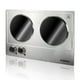 thumbnail image 4 of Quemador doble CUSIMAX 1800W Placa eléctrica de cerámica para cocinar Estufa de infrarrojos de doble control Quemador de encimera portátil Placa de vidrio Estufa eléctrica Versión mejorada de acero in, 4 of 5