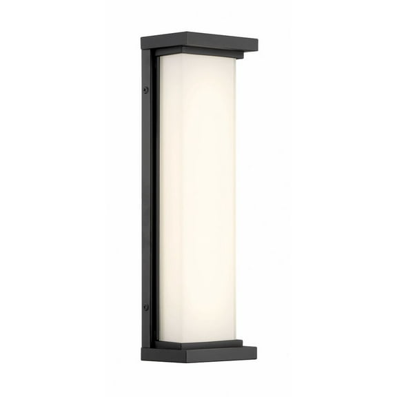 George Kovacs Lighting - Caption - 24W 1 LED Outdoor Wall Mount-16 Inches Tall