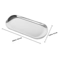 thumbnail image 2 of unbranded Oval Para Servir Y Bebidas En Restaurante Color Plata, 2 of 7