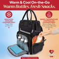 thumbnail image 3 of Award-Winning Baby Diaper Bag Backpack with Changing Station –Large Multifunction Waterproof Diaper Bag, Warm Bottle Pockets, Travel Baby Organizer Mom & Dad, Newborn Baby Essentials, Newborn Gift, 3 of 6