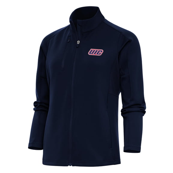 Women's Antigua Navy UIC Flames Generation Digital Thermal Full-Zip Jacket