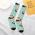 thumbnail image 5 of Salouo Fox Print Women's Men's Ankle Socks 1-pack Casual Athletic Socks for Unisex Adult Moisture-Wicking Socks for Daily Wear/Running/Sport, 5 of 8