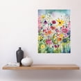 thumbnail image 2 of Bright Wildflower Floral Blooms Modern Folk Art Large Wall Art Poster Print Thick Paper 18X24 Inch, 2 of 5