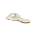 thumbnail image 3 of Women's Ruched Accent Vamp Square Toe Slide Sandal 20579, 3 of 6
