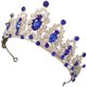 thumbnail image 3 of KAKOWELY Tiara nupcial de cristal, corona, tiara, tocado de boda, diadema de cumpleaños, accesorio para el cabello, 3 of 4