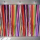 thumbnail image 5 of Cortina con flecos de papel de aluminio de arcoíris, 3 piezas, cortinas metálicas de oropel con efecto tie-dye, telón de fondo para fotos para decoraciones de fiestas de bodas y cumpleaños de arcoíris, 5 of 5