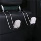 thumbnail image 3 of Ventas promocionales Ganchos para coche brillantes, 2 piezas Ganchos para reposacabezas de coche, Accesorios brillantes para coche, Reposacabezas universal para asiento trasero de, 3 of 5