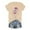 Beige, variant on LUOGENLI Female T-shirts for Womens 2024 Purple Glass Christmas Hat Print Women’S Round Neck Short Sleeve T Shirt T-shirts for Women Graphic Tee St. Patrick's Day Orange XL