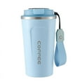 thumbnail image 2 of Clearance Glass&Bottle under $15 510ml Airtight Lid Coffee Mug Insulated Stainless Steel Travel Coffee Mug With Seal Lid One Handed Drinking Leak Proof 16oz Capacity, 2 of 4