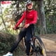 thumbnail image 5 of Ropa de ciclismo para mujer MLC, traje de suéter para mujer, traje de equipo de triatlón para exteriores, traje de carreras, mono blanco largo ajustado, 5 of 5