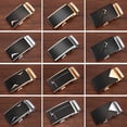 thumbnail image 4 of Cinturón de cuero con hebilla automática para hombre, hebilla de cinturón, hebilla de cintura de aleación, cinturón de pantalones para hombre, 4 of 6