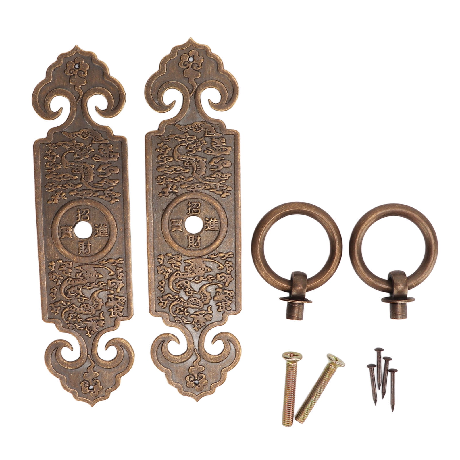 Vintage Drawer Pulls, 12cm Antique Drawer Handle Brass Material Retro