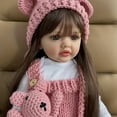 thumbnail image 3 of 22 Inch Simulation Doll Reborn Doll Baby Soft Rubber Princess Girl Toy 55cm Can Be, 3 of 4