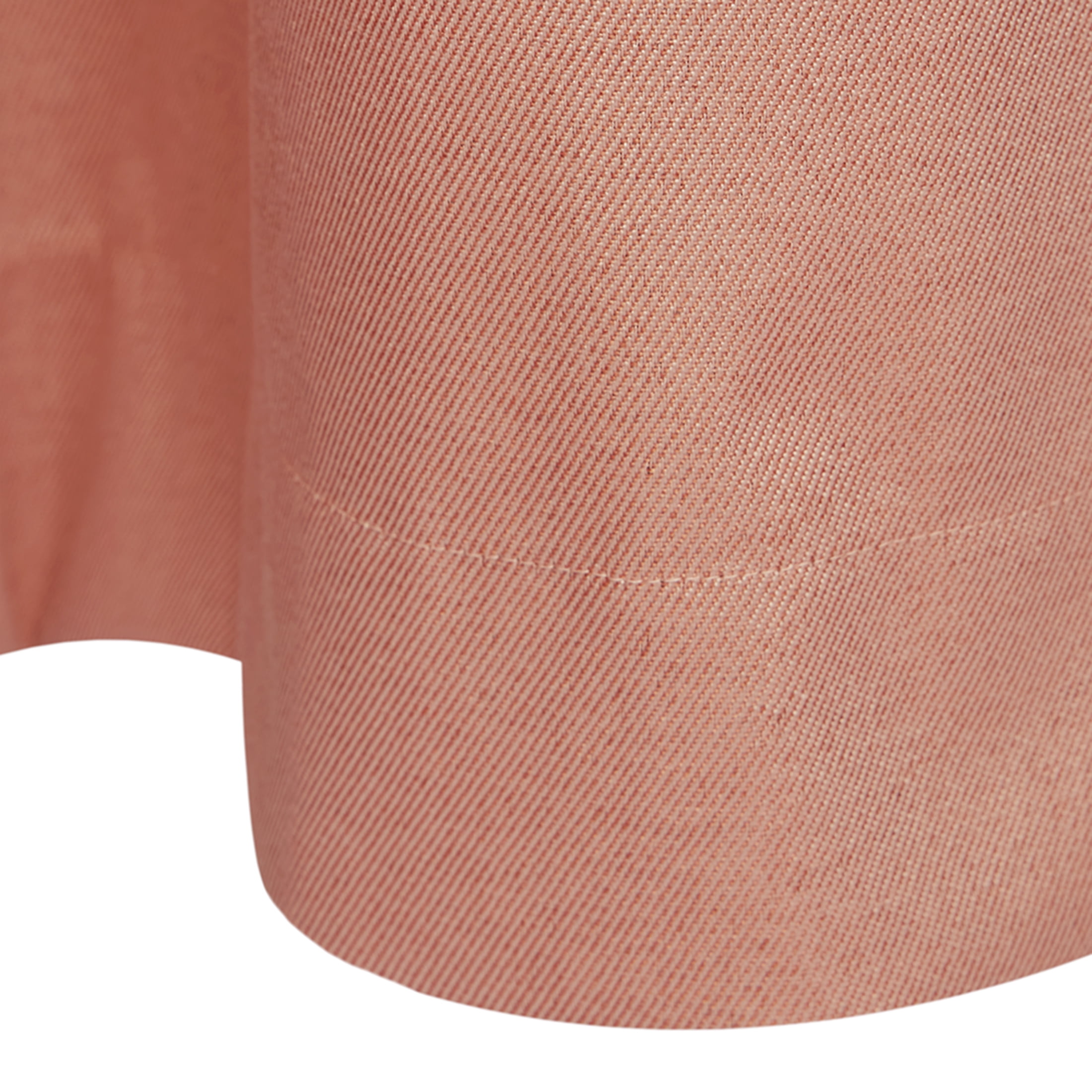 Mainstays Terracotta Solid Blackout Rod Pocket with Back Tabs Curtain Panel Pair, Set of 2, 30" W x 95" L