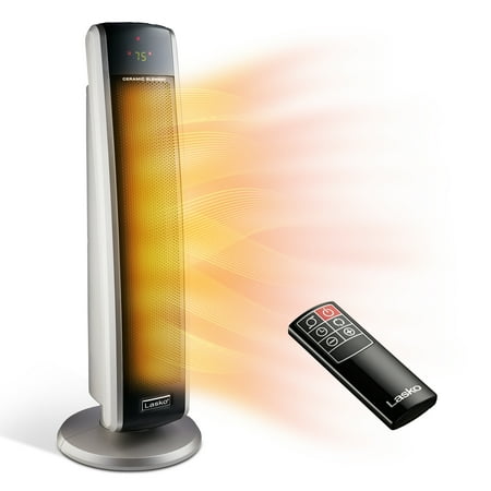 UPC 046013764737 product image for Lasko 29  1500W Electric Digital Ceramic Tower Space Heater with Remote  Black   | upcitemdb.com