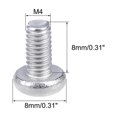 thumbnail image 3 of Tornillos de máquina M4x8mm Unique Bargains, tornillos de cabeza Phillips en forma de pan, sujetadores, pernos, 20 piezas, 3 of 3