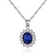 thumbnail image 2 of Set Aretes Collar Piedras Pendientes Cadena Cristales Juego Zefei Wu  9024735049333, 2 of 5
