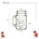 thumbnail image 5 of Juego de 6 Tarros Frascos estilo Mason Jar Vintage Vidrio Labrado 480 Ml Color Transparente Sin tapa para Bebidas y Jugos, 5 of 5