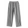 thumbnail image 3 of Elvqul Pants for Men Elastic Waist Quick Dry Trousers Breathable Drawstring Pockets Casual Mens Bottoms Plain, 3 of 3