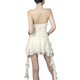 thumbnail image 5 of VISgogo Vestido sin mangas de color sólido para mujer, vestido de verano con volantes y dobladillo irregular con cuello halter y espalda descubierta VISgogo  moda, 5 of 9