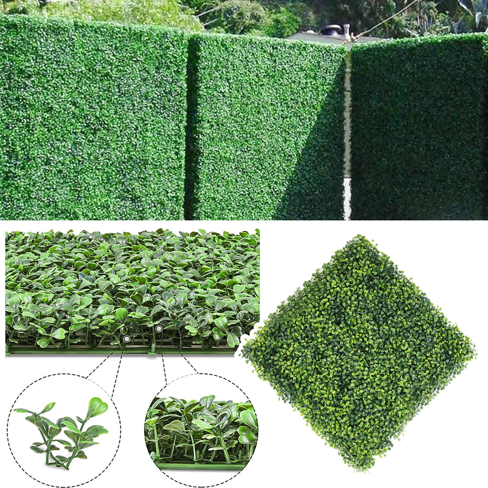 Podplug Greenery Wall Backdrop Artificial Green Plant Wall Decor