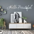 thumbnail image 2 of Mikilon 3D Letter Combination Mirror Sticker Bedroom Living Room Decoration, 2 of 8