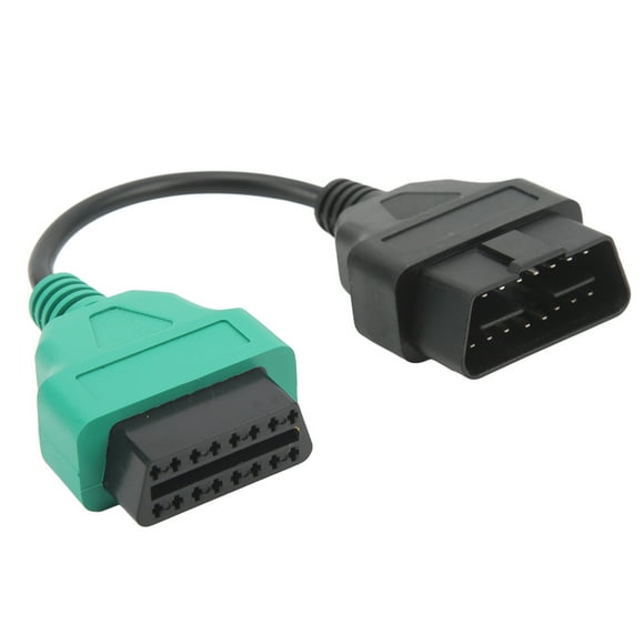 ABS OBD2 Scanner Cable, Practical Durable OBD2 Diagnostic Cable Stable Performance Easy Operation For Car Green