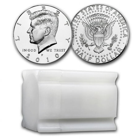 2010-P Kennedy Half Dollar 20-Coin Roll BU