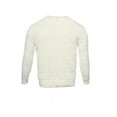 thumbnail image 3 of Alfani Ivory Horizontal Striped V-Neck Sweater , Size 2X Big, 3 of 4