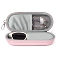 thumbnail image 1 of Estuche para Anteojos Huvon Doble Compartimento para Gafas de Sol y Graduadas en Rosado, 1 of 7