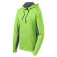 thumbnail image 1 of Pull à Capuche en Polaire Colorblock Sport-Wick pour Femmes, Lime Shock/Smoke Grey - L, 1 of 1
