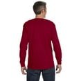 thumbnail image 2 of Gildan Heavy Cotton 5.3 oz. Long-Sleeve Men T-Shirt Cardinal Red Large, 2 of 3