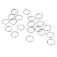 thumbnail image 2 of 20 Pieza Anillo de Llavero Partido a Granel para Llaveros, Aros de Tarjetas 1.4x20mm Cola Anillos de hoja suelta, 2 of 8