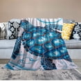 thumbnail image 2 of ARISTURING  Sea Turtle Blanket Sea Turtle Throw Blanket for Women, Men and Kids Super Soft Sea Turtle Blanket Throw Gifts for Turtle Lovers, 2 of 6