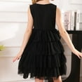 thumbnail image 3 of 8-12Y Girls Sequin Dress Sleeveless Birthday Prom Tulle Tutu Dress, 3 of 6